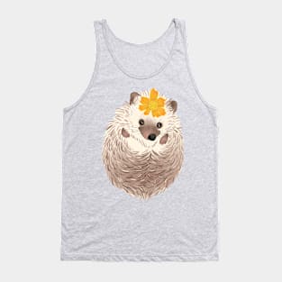 Hedgehog flower Tank Top